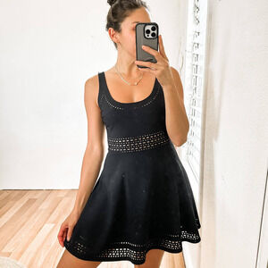 Elizabeth and James Kenton Dress Navy Blue Size 6